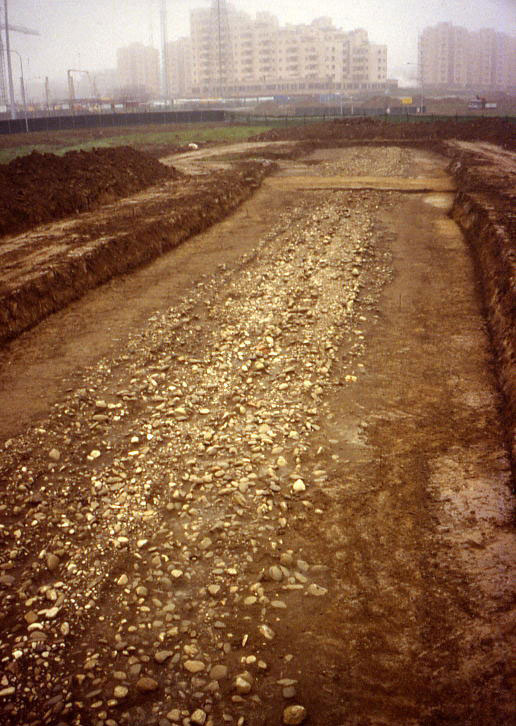 1997 scavi strada romana